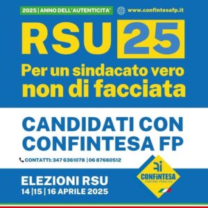 RSU: CONFINTESA FP PARLA CHIARO, I BIG SI NASCONDONO DIETRO LE OFFESE